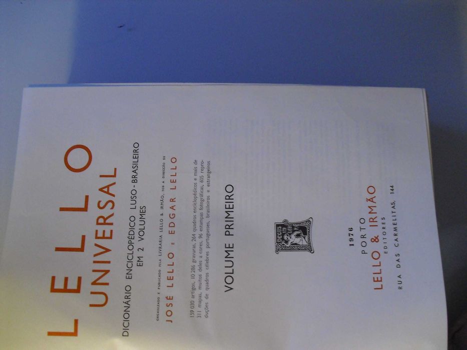 Lello Universal-Dicionário Enciclopédico Luso Brasileiro