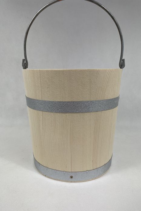 Wiadro Wiaderko Drewniane 9L Ręcznie robione!
