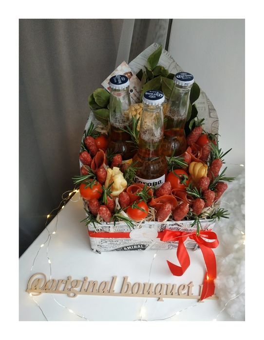 Оригінальний букет, їстівний, чоловічий, жіночий, дитячий букет,дешево