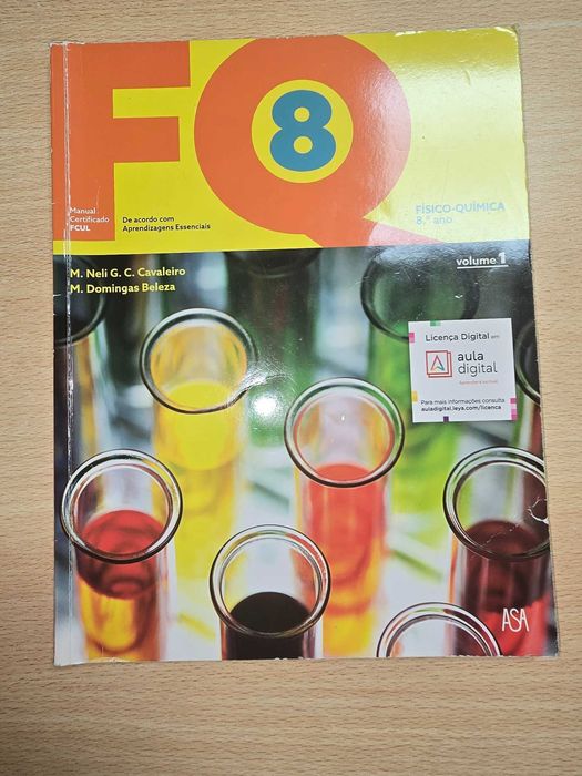 Físico-Química - FQ8 - 8º ano (manual vol1 + vol2)