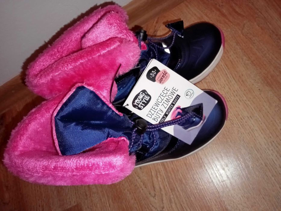 NOWE śniegowce dziewczęce.