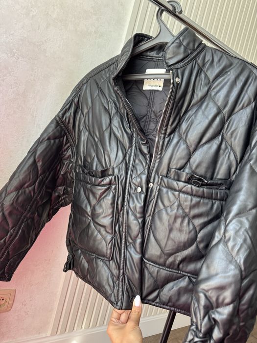 Шкіряна косуха zara (не тонка)