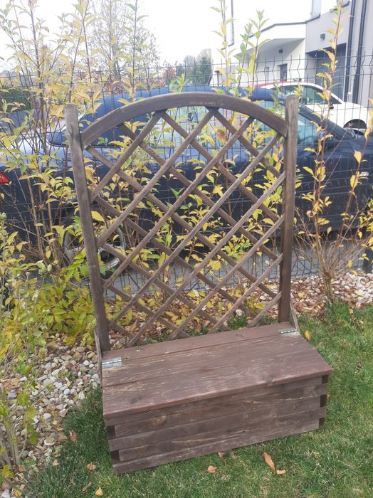 Drewniana PERGOLA z skrzynią