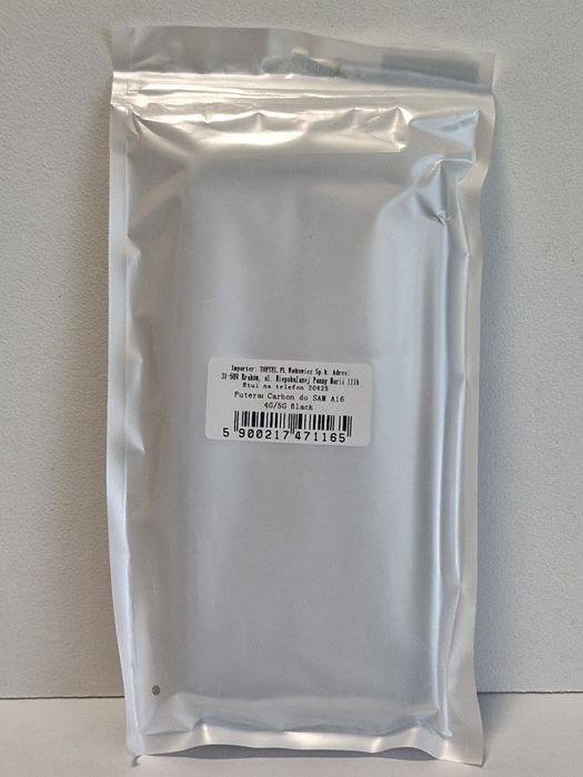 Futerał Carbon do Samsung Galaxy A16 4G/5G czarny