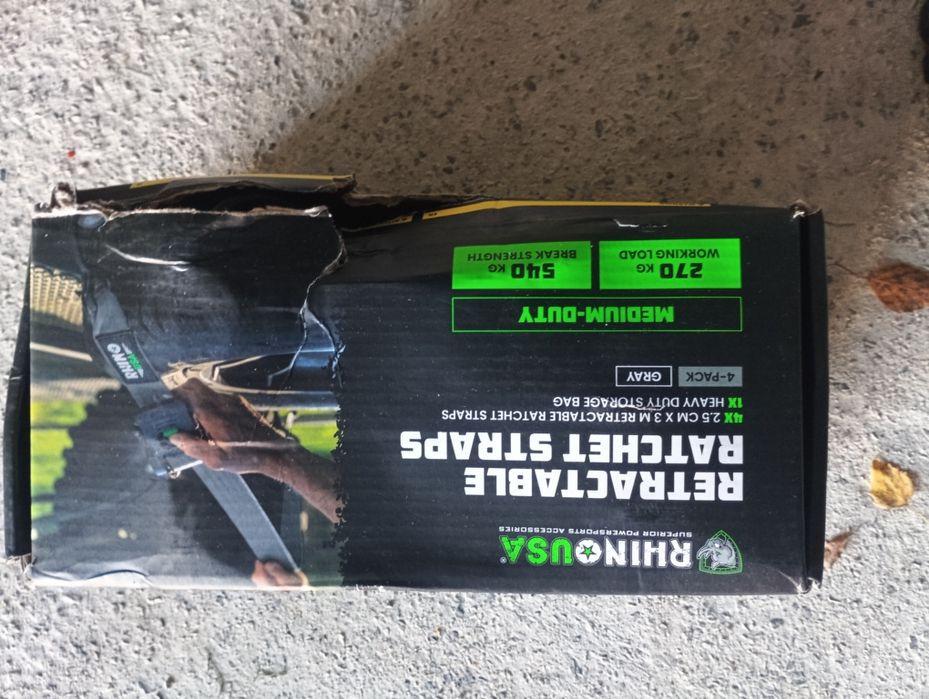 Pasy transportowe mocujące z zapadką nowe