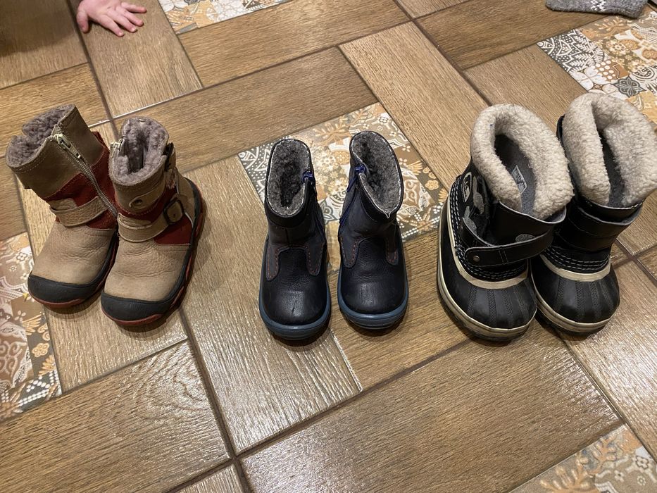 Непромокаючі чобітки снігоступи Sorel Waterproof 23 розмір, 11 см