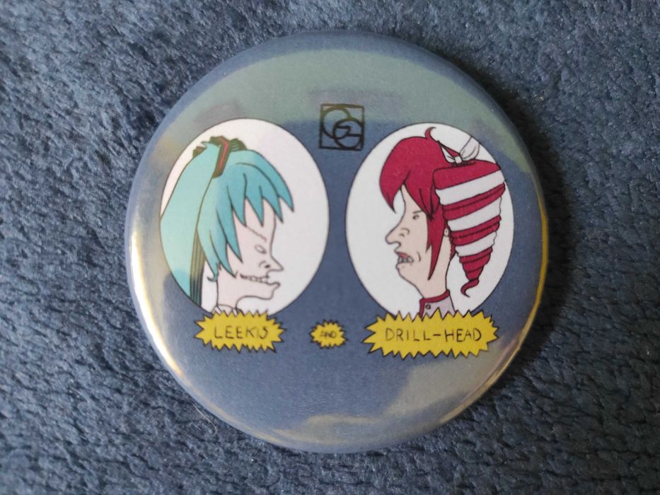 Przypinka Beavis & Butthead x Hatsune Miku & Kasane Teto 58mm