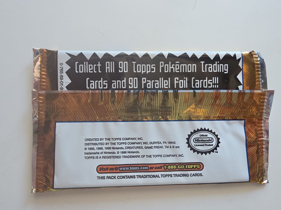 Pokemon topps booster TV Animation Edition