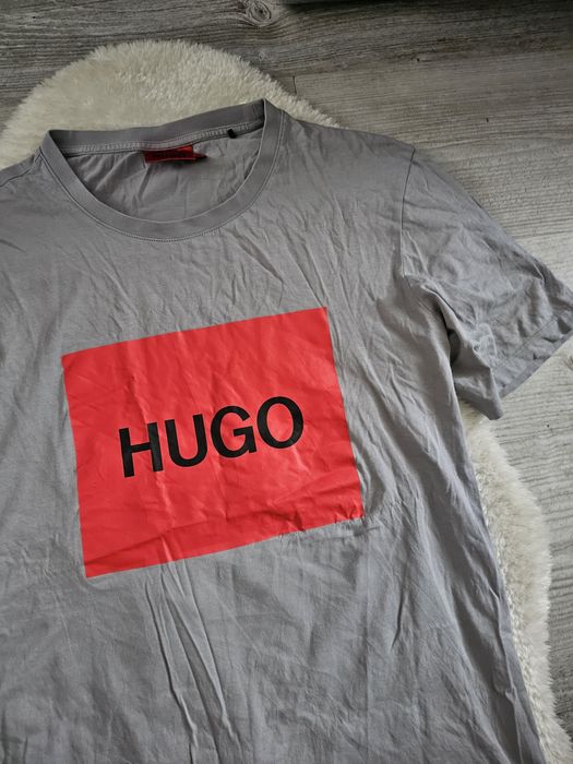 Koszulka Hugo Hugo Boss Rozmar L Szara Koszulka Hugo Boss , koszulka h