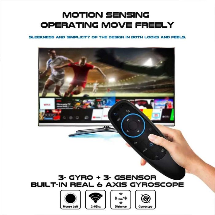 Air Mouse G10S Pro BT(BTS) 2,4G+Bluetooth(гіроскоп,мікрофон,підсвітка)