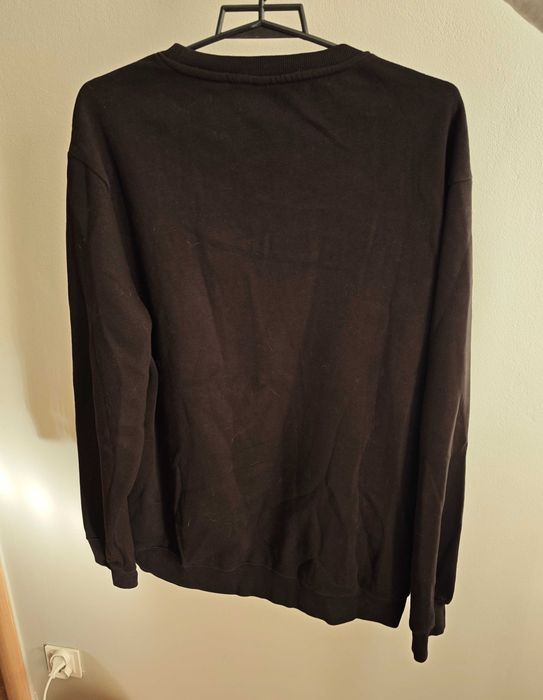 Bluza/koszulka męska, czarna, długi rękaw, ciepła