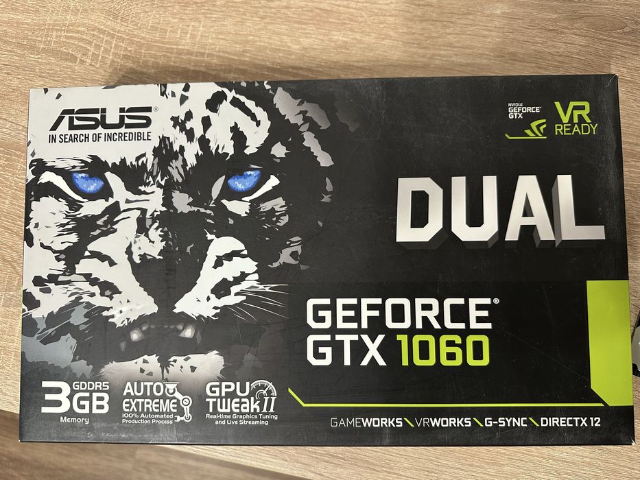 Відеокарта Asus Dual GTX-1060 -3gb