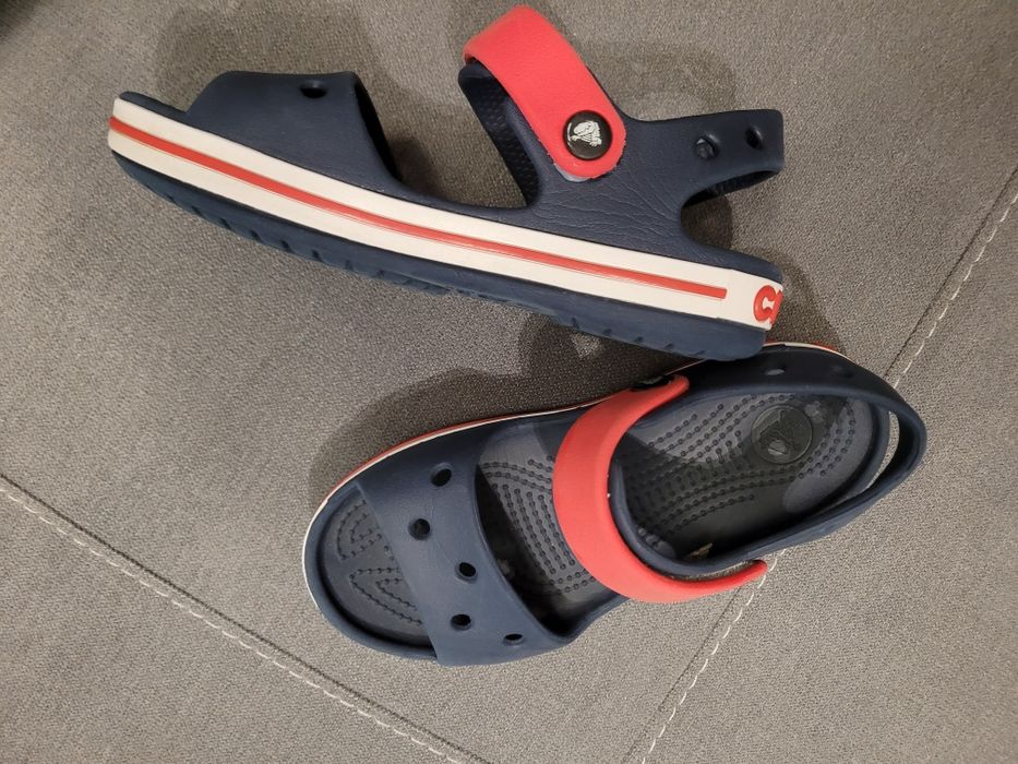 Sandały crocs c11 granatowe