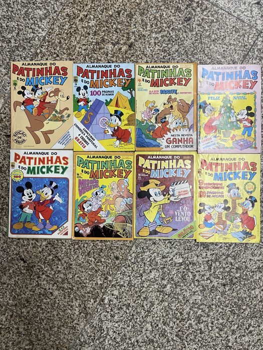 Revistas Prof Pardal, Zé Carioca e Patinhas e Mickey