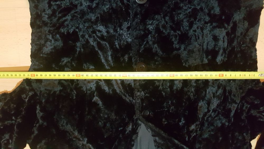Kurtka futerko z kapturem Linear