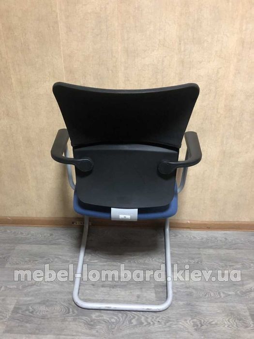 Кресло офисное, для конференций "Steelcase " "Синий" бу