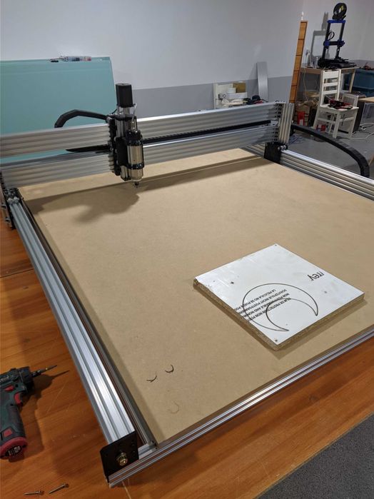 CNC Alumínio 1.5mx1.5m [NOVO]