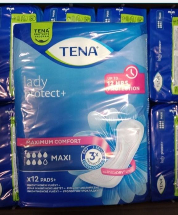 Zestaw 12opk Tena Lady Maxi Protect+ 12 sztuk
