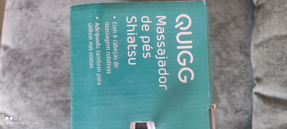 Massajador de pés e costas - Shiatsu