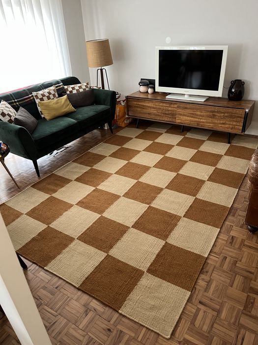 Tapete Xadrez de Sala