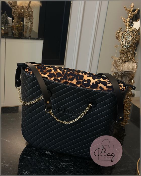 Obag o bag pikowana matelasse nero. Nowy zestaw by Patt