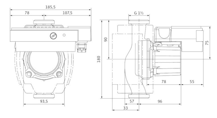 Pompa Buderus BUE ECO 25/1-3 wilo stratos eco 25/1-3