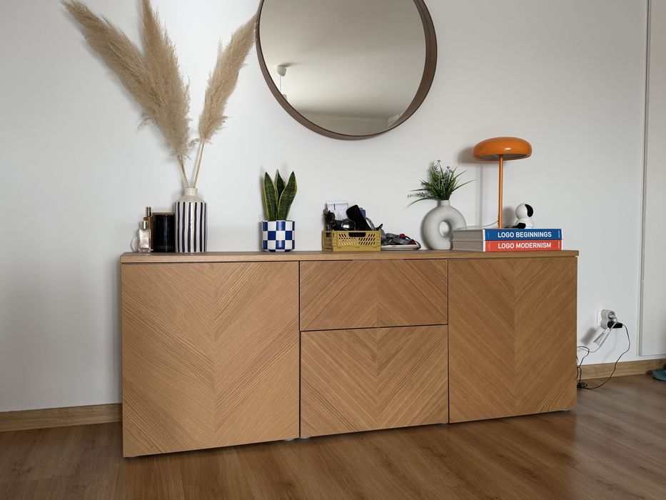 Cómoda 2 módulos mais tampo IKEA