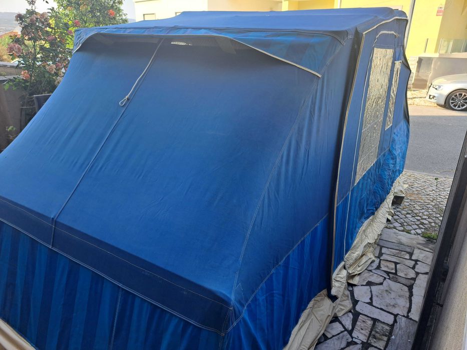 Atrelado Tenda Familiar 6 Pessoas - Bom Estado, Leve de Rebocar