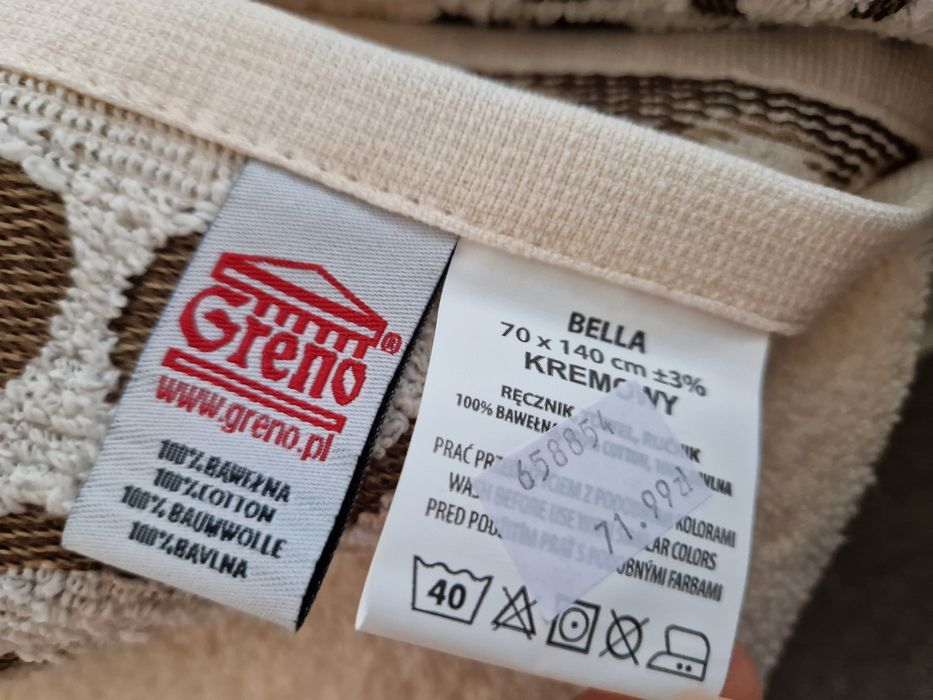 NOWE Greno Bella zestaw 3 ręczników
