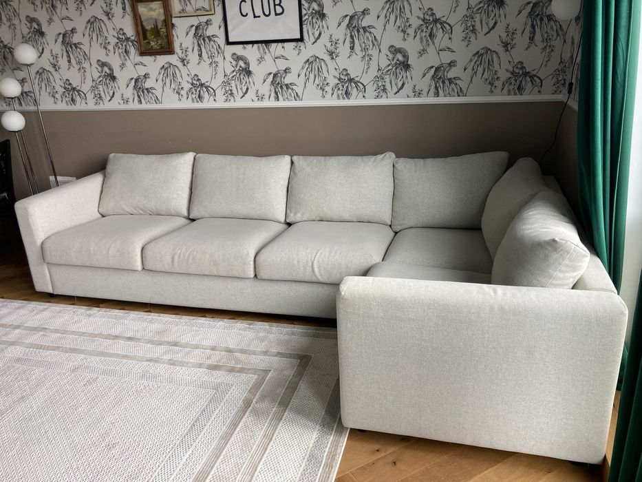 VIMLE Sofa narożna Gunnared beżowy
