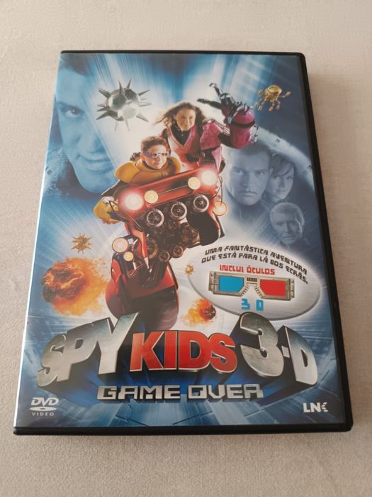DVD spy kids 3D ( tem os óculos)