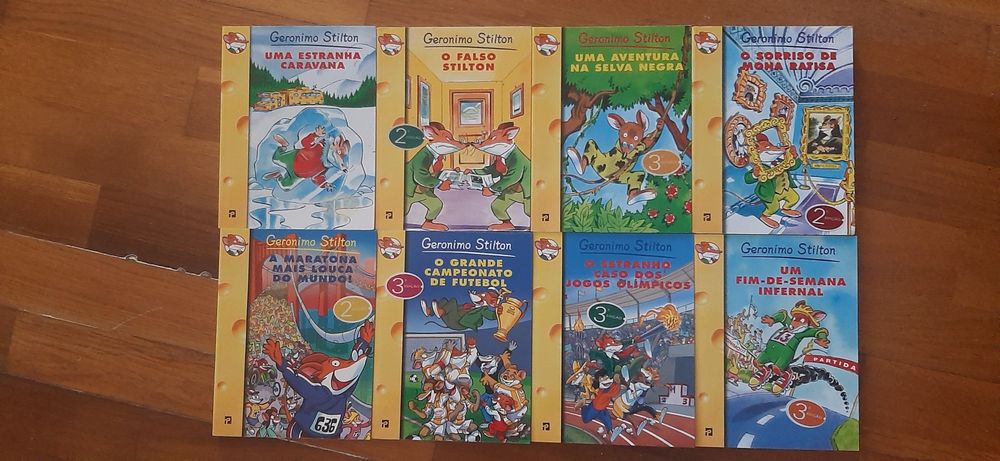 Livros coleção: "Gerónimo Stilton"