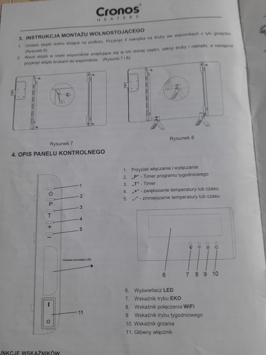 Panel grzewczy na podczerwień