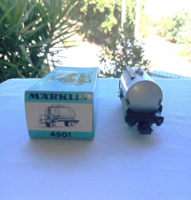MARKLIN 4501, Vagão da ESSO em caixa original, 1966