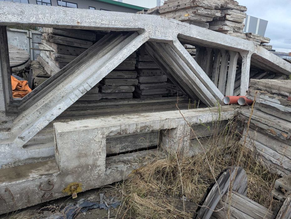 Стінові плити 6х1.2, ПКЖ 6х3, колони, ригелі, ферми