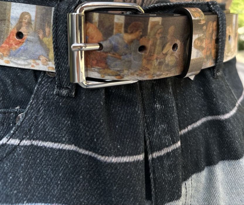 Supreme “Last Supper” Leather Belt