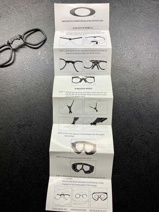 Діоптричні вставки ESS URx Insert для ESS Crossbow, Profile NVG. USA