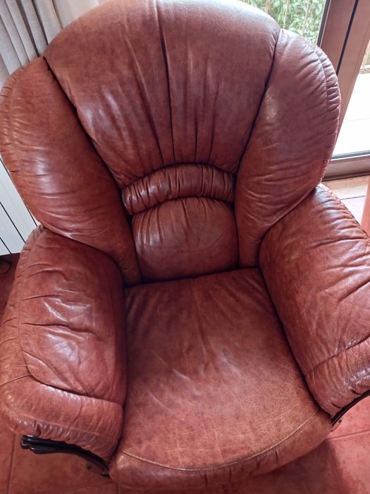 Sofá de pele selvagem