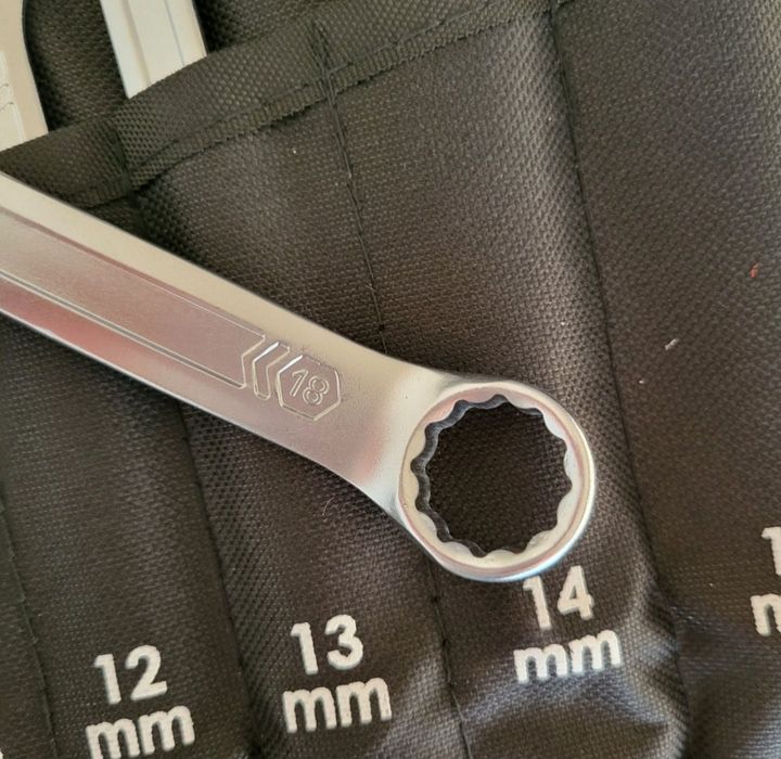 Набор ключей рожково накидных (15 шт) INTERTOOL STORM  ХТ 1005