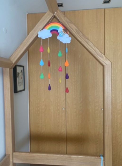 Cama infantil estilo casinha