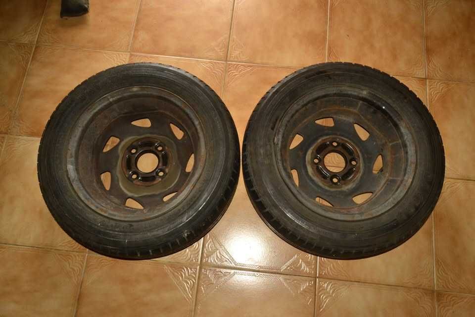 2 X Jantes e Pneus 13" Ford Fiesta