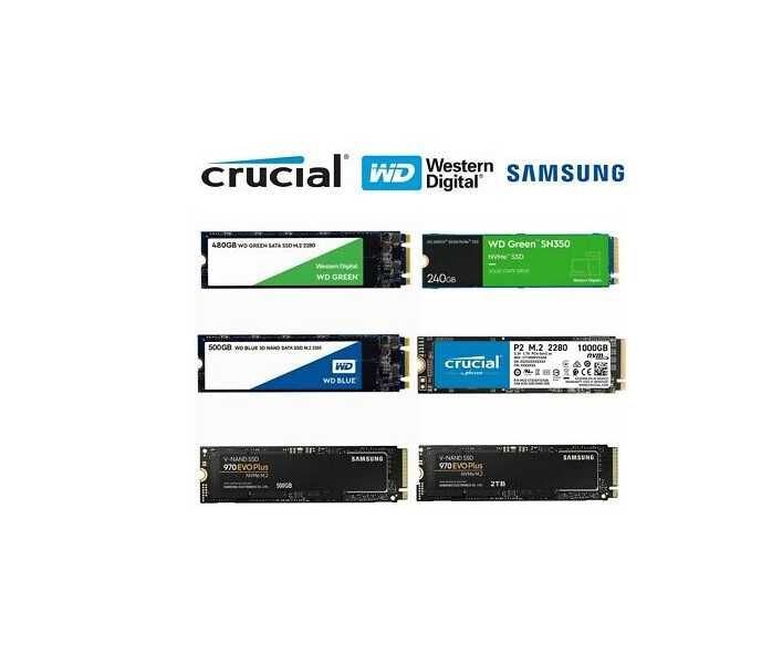 Discos SSDs M.2 2280 PCIe 500Gb 512Gb 1Tb NVMe
