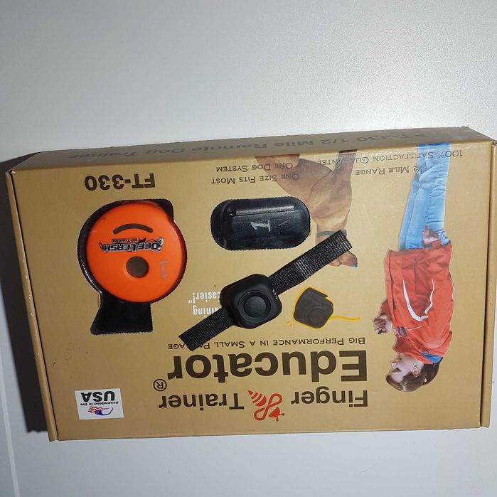 obroża elektryczna e-collar ft-330 model pod dodatkowy przycisk finger