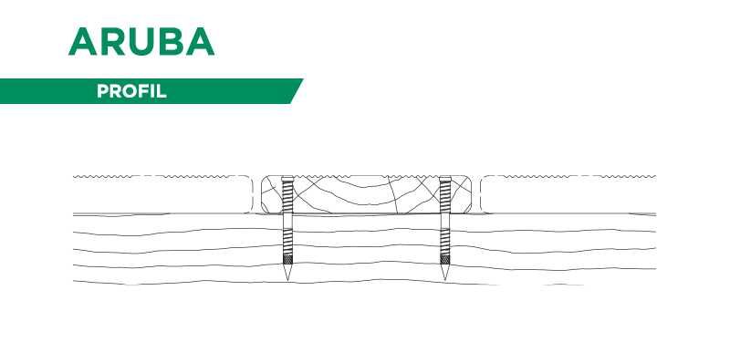 Deska tarasowa ARUBA impr. brąz SOSNA 22 x 120 x 4000 mm  PROMOCJA !!!