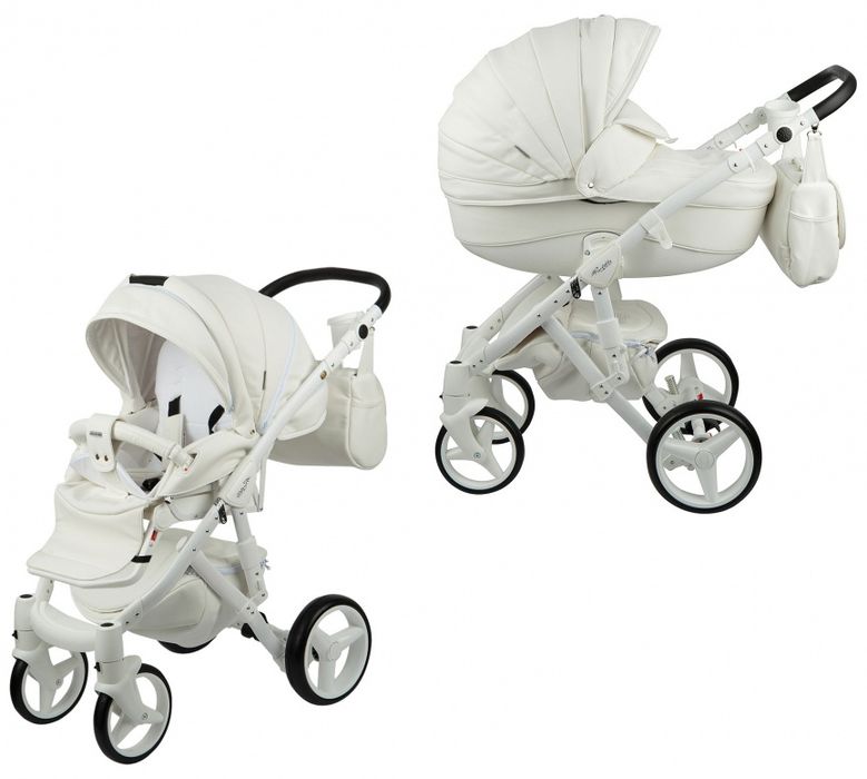 Коляска Adamex Barletta de Luxe 2в1 эко-шкіра