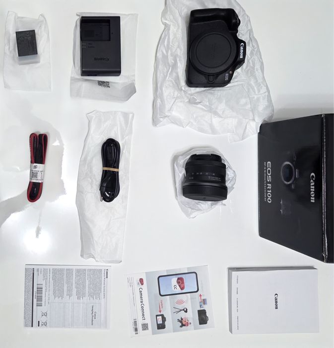 New unused Canon EOS camera