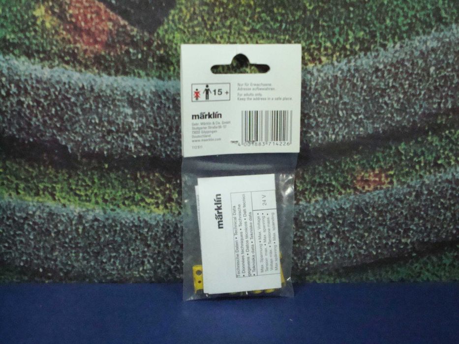 Marklin 71422 - Fichas Fêmea Amarelas / Stock 2 / Artigo Novo