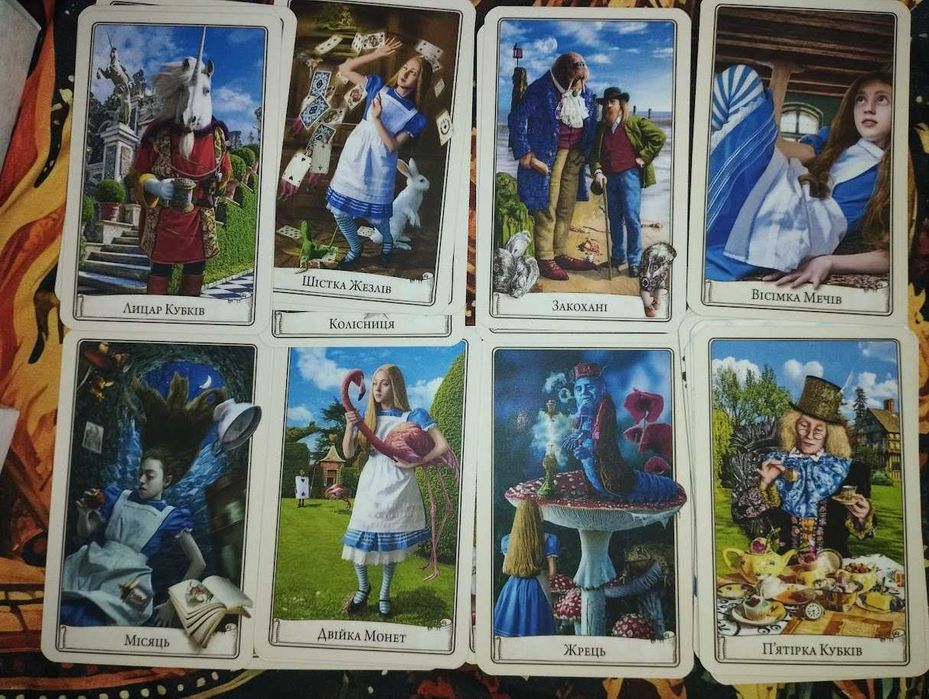 Таро Mystic Silk з українськими підписами, матова ламінац., стан нових