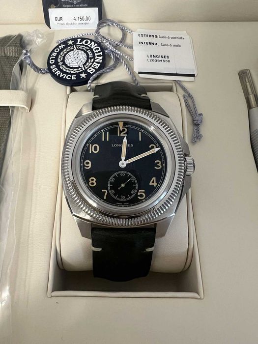 Longines Pilot Majetek Chronometer - full set, piękny pilot