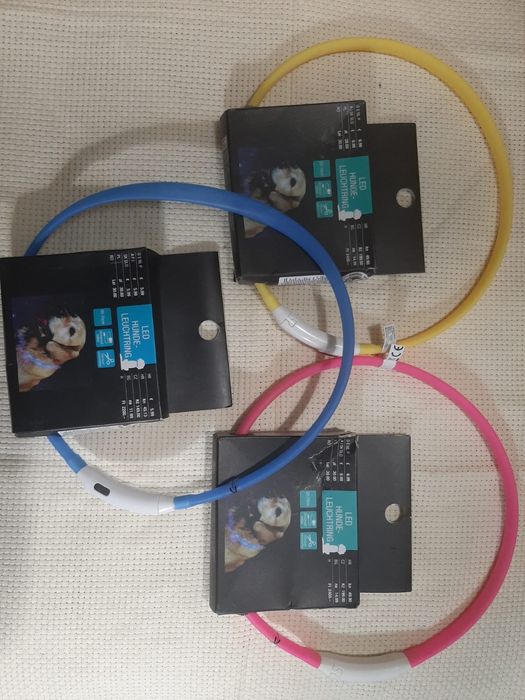 Ошийник  на usb зарядці, світиться, моргає